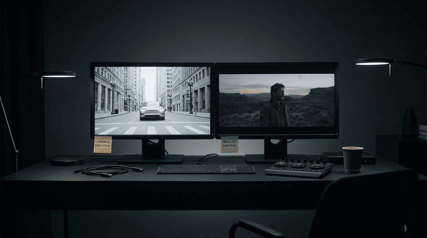 Comparativa entre una producción audiovisual genérica y una campaña con dirección creativa de marca